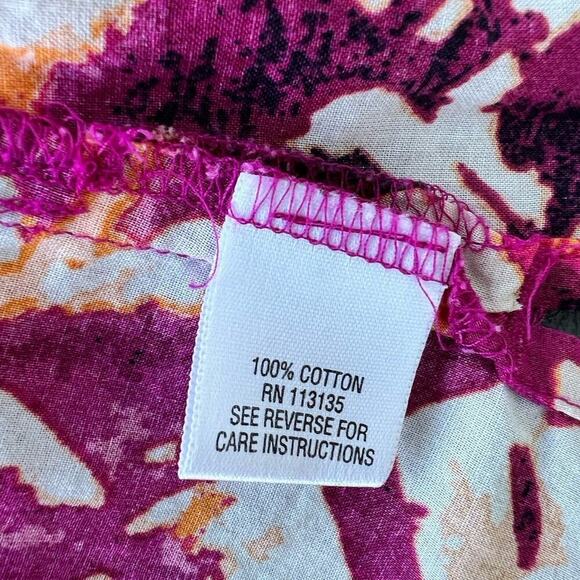 BRECKENRIDGE women's size XL, 3/4 SLEEVE, BUTTON DOWN, cotton SHIRT - Picture 11 of 11